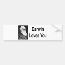 Darwin älskar dig 2 bildekal