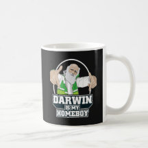 Darwin är min Homeboy (full färg) Mugg