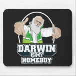 Darwin är min Homeboy (full färg) Mus Matta