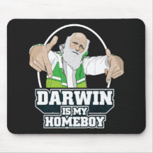 Darwin är min Homeboy (full färg) Musmatta