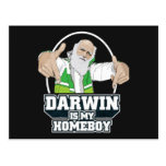Darwin är min Homeboy (full färg) Vykort