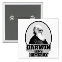 Darwin är min Homeboy Knappar Med Nål