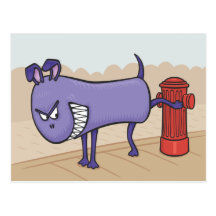 Dastardly hundvykort