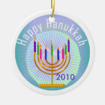 Daterad lycklig Hanukkah minnessakprydnad Jul Dekorationer