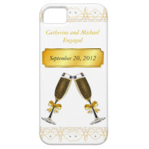 Daterar Glass guld- bröllop eller förlovning för c iPhone 5 Case-Mate Skydd