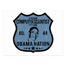 DatorforskareObama nation Vykort