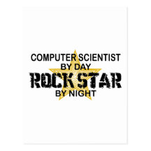 Datorforskarerockstjärna Vykort