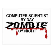 DatorforskareZombie Vykort