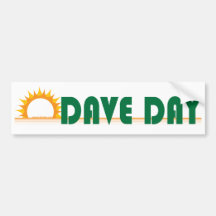 Dave dag (vit) bildekal