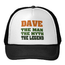 Dave - manen, mythen, legenden! trucker kepsar