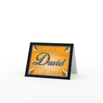 Davids noterar kortet