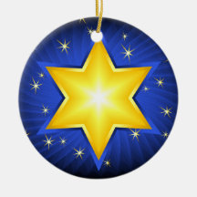 Davidsstjärna Julgransdekorationer