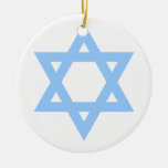 Davidsstjärna skräddarsy Hanukkah prydnad Julgranskulor