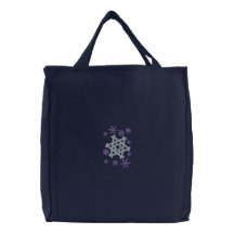 DavidsstjärnaSnowflake Tygkassar