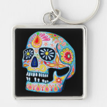 Day of the dead Keychain Nyckelring