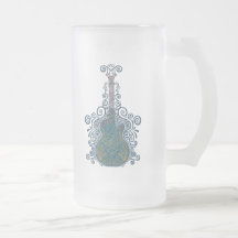 Day of the deadgitarr kaffe mugg