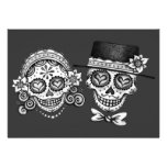 Day of the deadinbjudningar för Los Novios