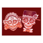 Day of the deadinbjudningar för Los Novios