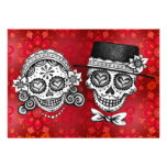 Day of the deadinbjudningar för Los Novios