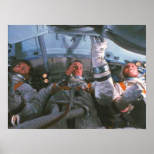 De Apollo 1 astronauten Print