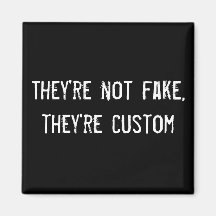 De är inte att fejka, dem är beställnings- magneter för kylskåp