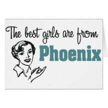 De bäst flickorna är från Phoenix Hälsnings Kort