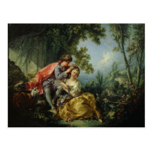 De fyra säsongerna vår - François Boucher Vykort