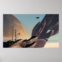 De kom från skyen - scifiaffisch affischer