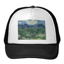 De olivgröna träden - Van Gogh Mesh Kepsar