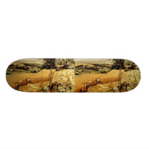 De Pieter Bruegels harvestersna (1565) Skate Board