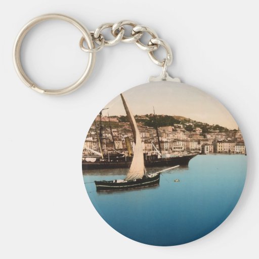De portSète Languedoc frankrikena Nyckelring