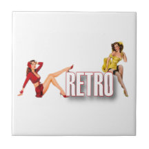 De RETRO brännmärker Kakel