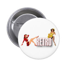 De RETRO brännmärker Knapp