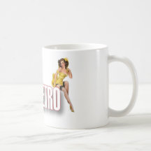 De RETRO brännmärker Mugg