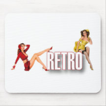 De RETRO brännmärker Musmatta