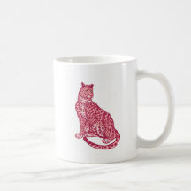 De rosa pantrarna kaffe koppar