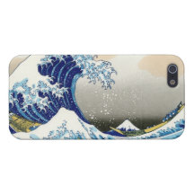 De stora vinkar av Kanagawa Katsushika Hokusa iPhone 5 Hud