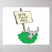 Dead bemannar passerar posters