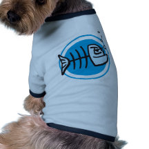 Dead fish hundebekleidung