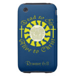 Dead som syndar - vid liv till Kristus: Romans6:11 iPhone 3 Tough Cover