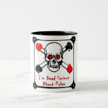 deadseriousskull mugg