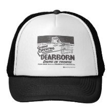 Dearborn drev in baseball hat