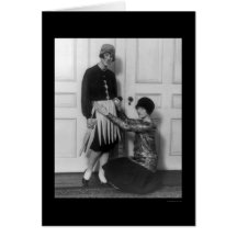 Debutant i Washington, DC 1924 Hälsnings Kort