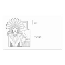 Deco Priestess Visitkort Mall