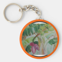 DeCosta blåttheron Zazzle Nyckel Ring