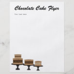 dekadent chokladtårta flygblad