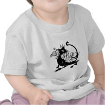 Dekorativ katt t shirt
