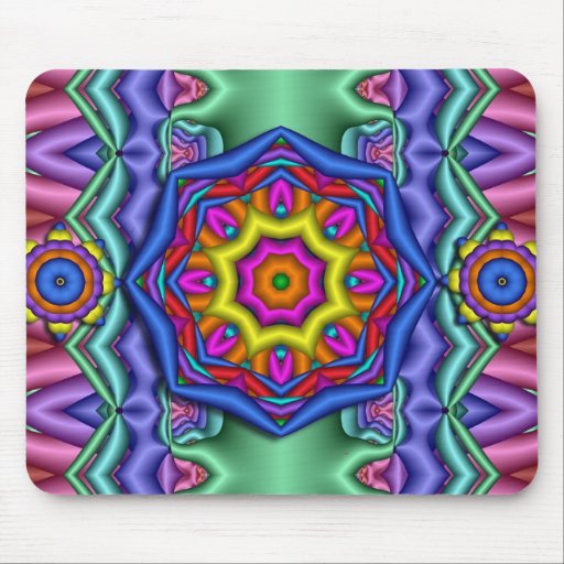 Dekorativa färgglada abstrakt Mousepad Musmattor