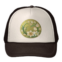 Dekorativa växter och blommor - kärlekgrönt mesh kepsar