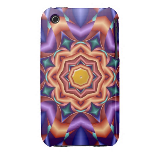 Dekorativt fodral för kaleidoscopeiPhone 3G/3GS iPhone 3 Cases